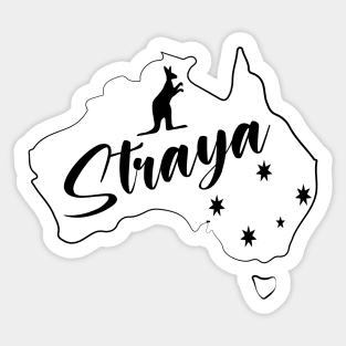 straya australia day Sticker